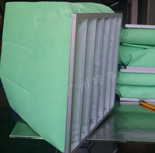 G4級袋式初效過濾器具有風量大、容塵量大特點